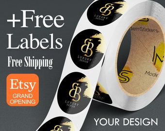 personalised sticker roll