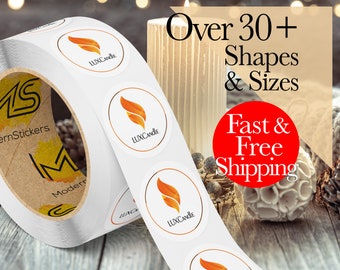 Foil Labels / Foil Stickers on A Sheet 2 Squares : We Print Your Design ...