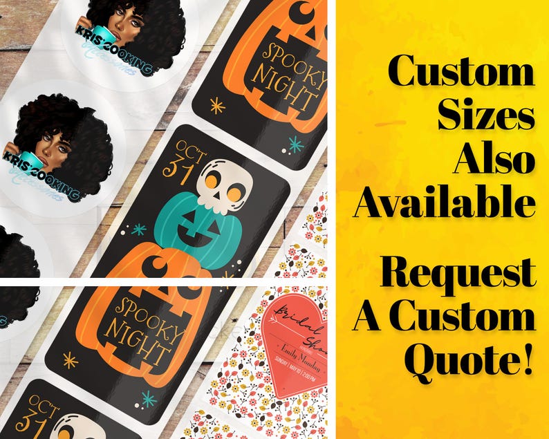 Premium Vinyl Stickers On A Sheet: High Resolution Printing | We Print Your Design! | Indoor/Outdoor Waterproof | Free Proof Before Printing image 19