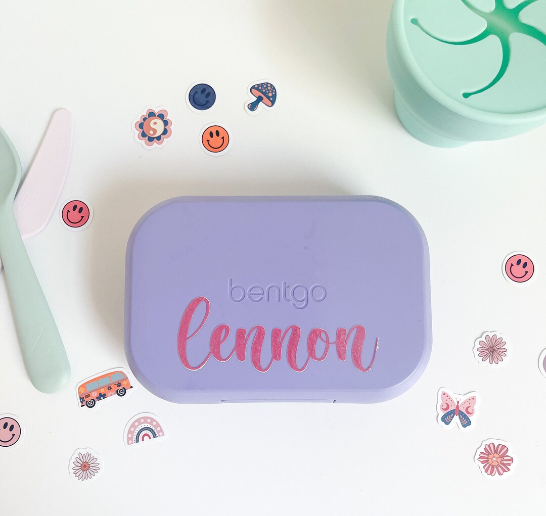 Custom Vinyl Labels for Kids Bento Boxes, Water Bottles And/or