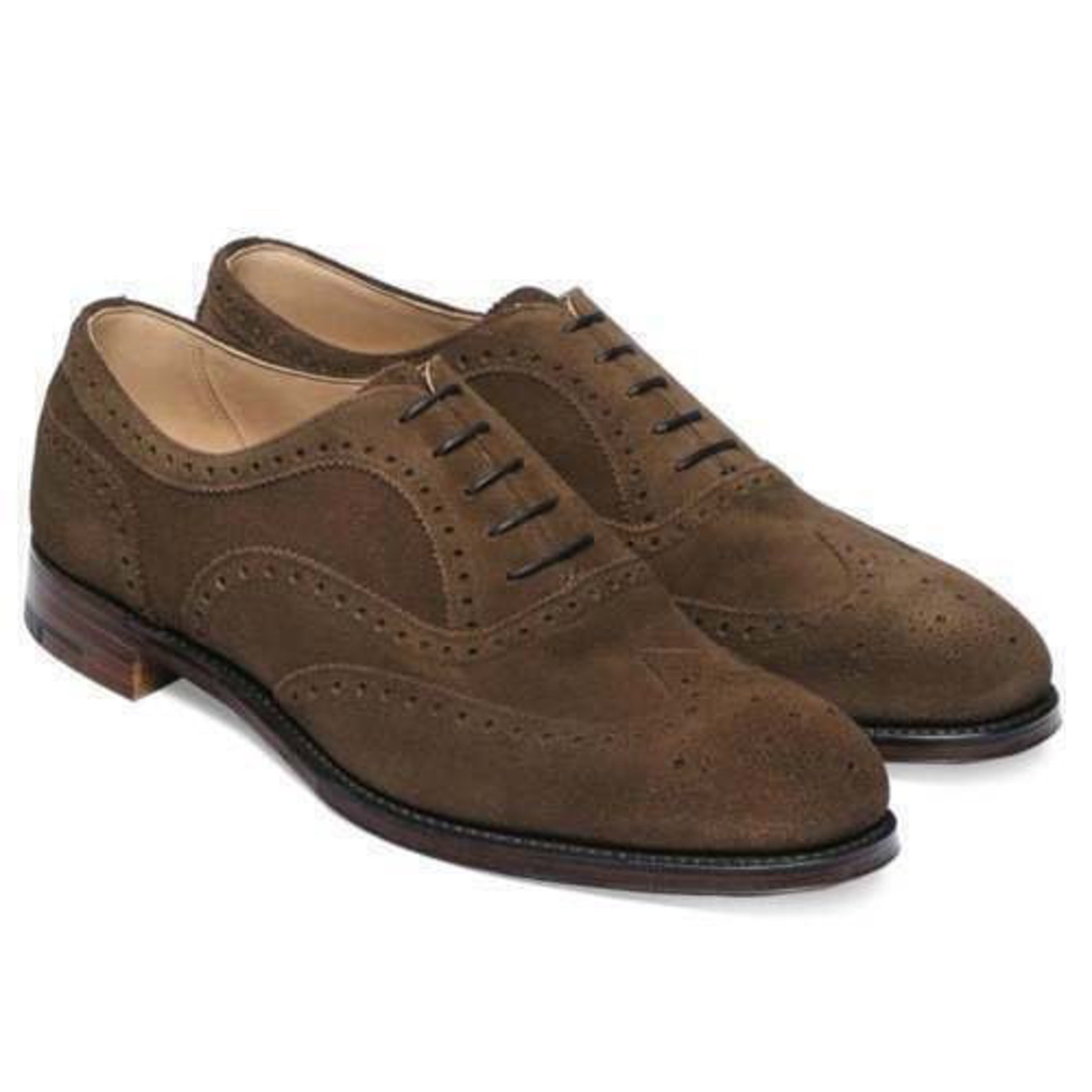 brown wingtip oxford