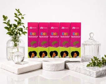 Kids Mega Hair Growth Oil – Moringa Neem Infused Nourishes Strengthens Hair
