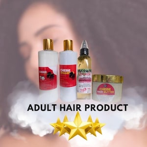 Chebe Growth Set includes chebe butter ,shampoo,conditioner,herbal hair growth oil and chebe butter