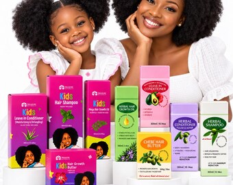 Kids Hair Growth Set + Adult Hair  Growth Set (Mum and Daughter Combo)
