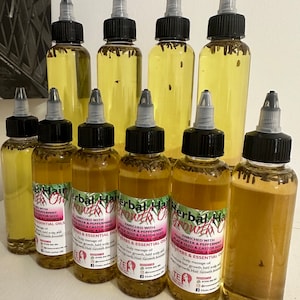 13 Pcs Herbal  Growth Oil  120mls (Private Label/wholesales)+