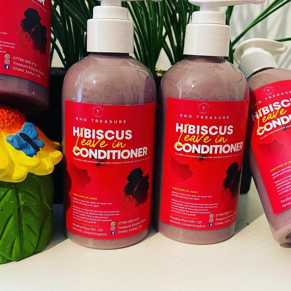 Leave in Conditioner fortified with Hibiscus