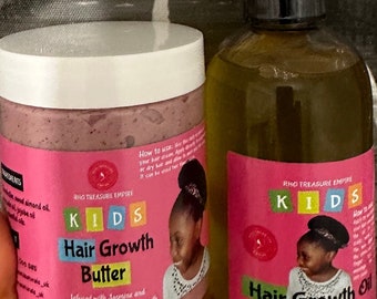 Kids Hair Growth Butter 300mls and Kids hair Growth Oil 250mls