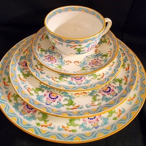 Minton B833 Cup Saucer Bread Salad Dinner Plate