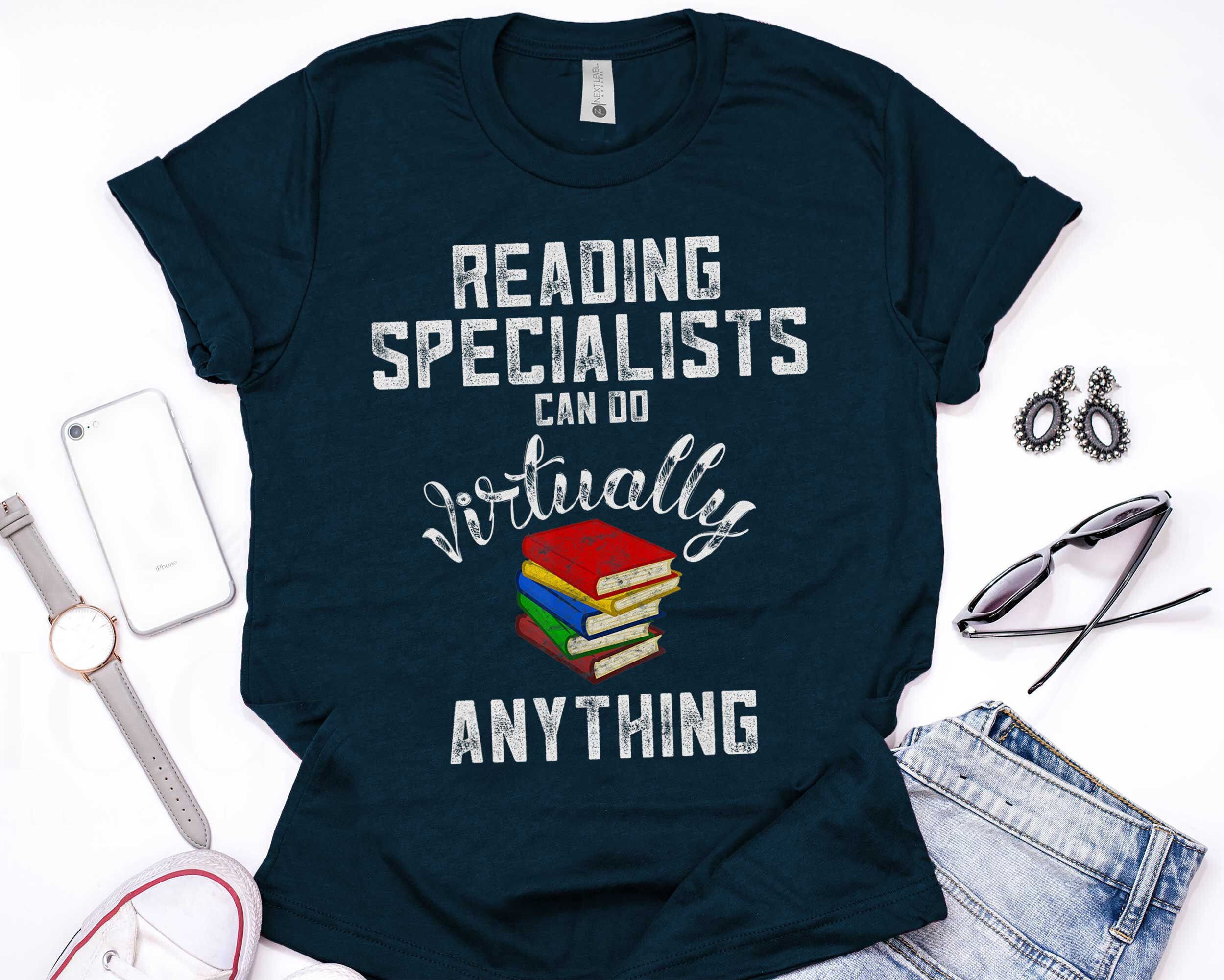 Reading Specialist Shirt Teachers Can Do Virtually Anything Etsy