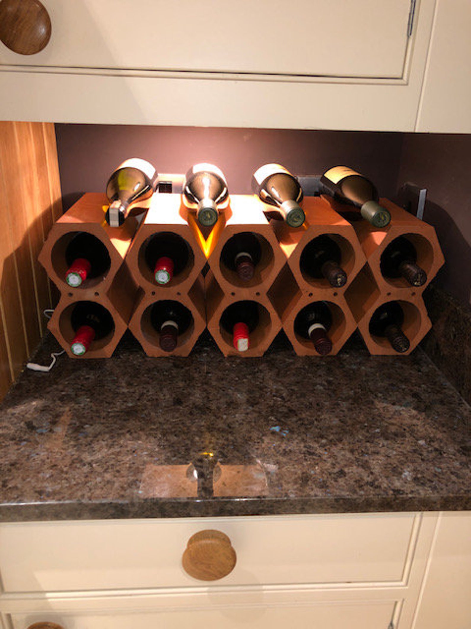 Terracotta Wine Racks Each Unit Holds 2 Bottles Stackable Etsy UK