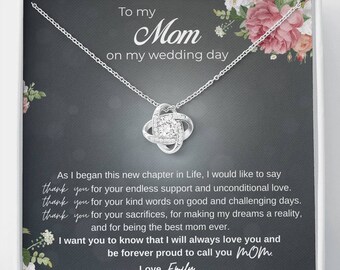 Minimal Necklace from bride W14b Mother of the Bride Necklace \u2022Satellite Necklace \u2022 Wedding Jewelry Gift \u2022 Mother of the Bride Gift