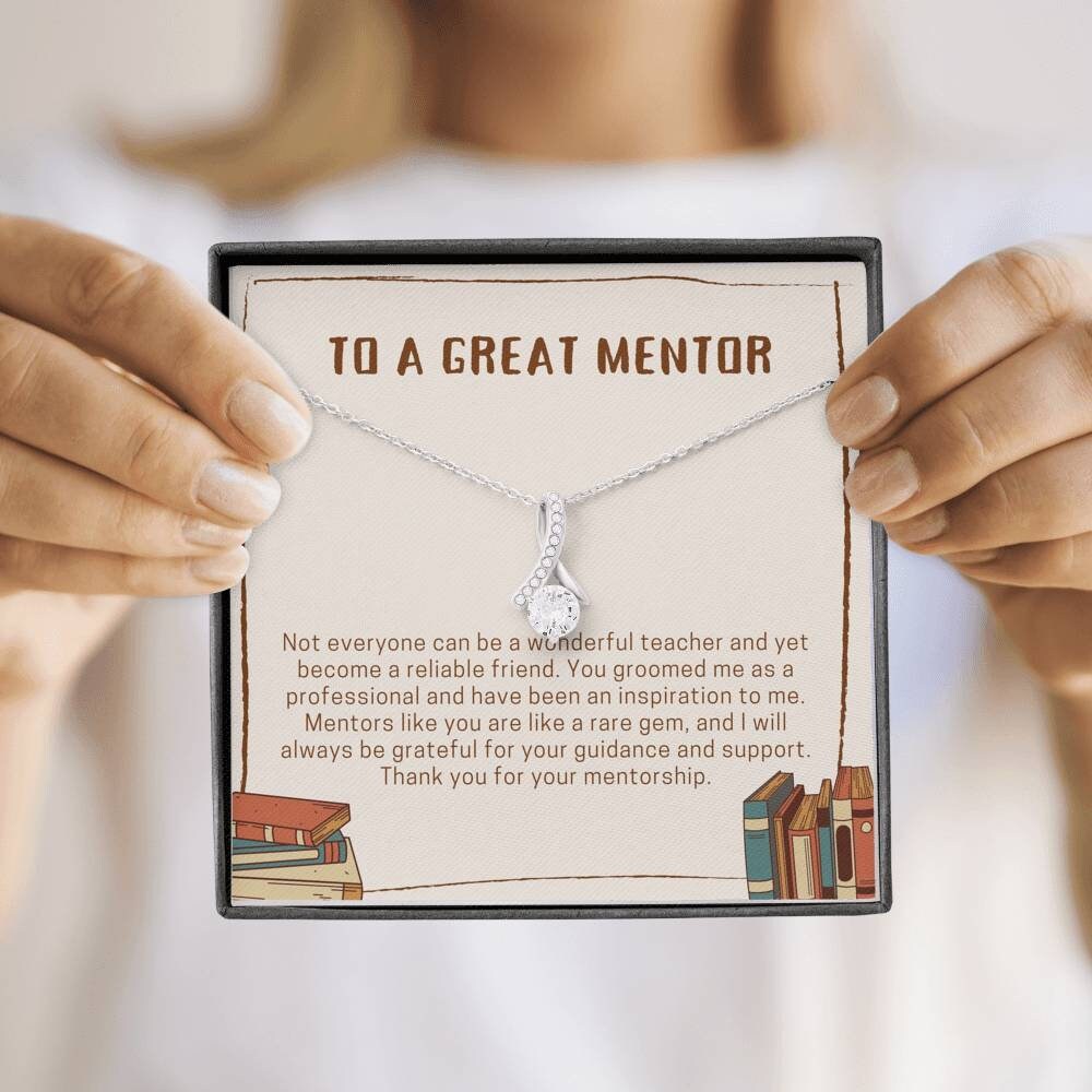 Mentor Gift Necklace Mentor Gift for Women Gift for Boss Etsy