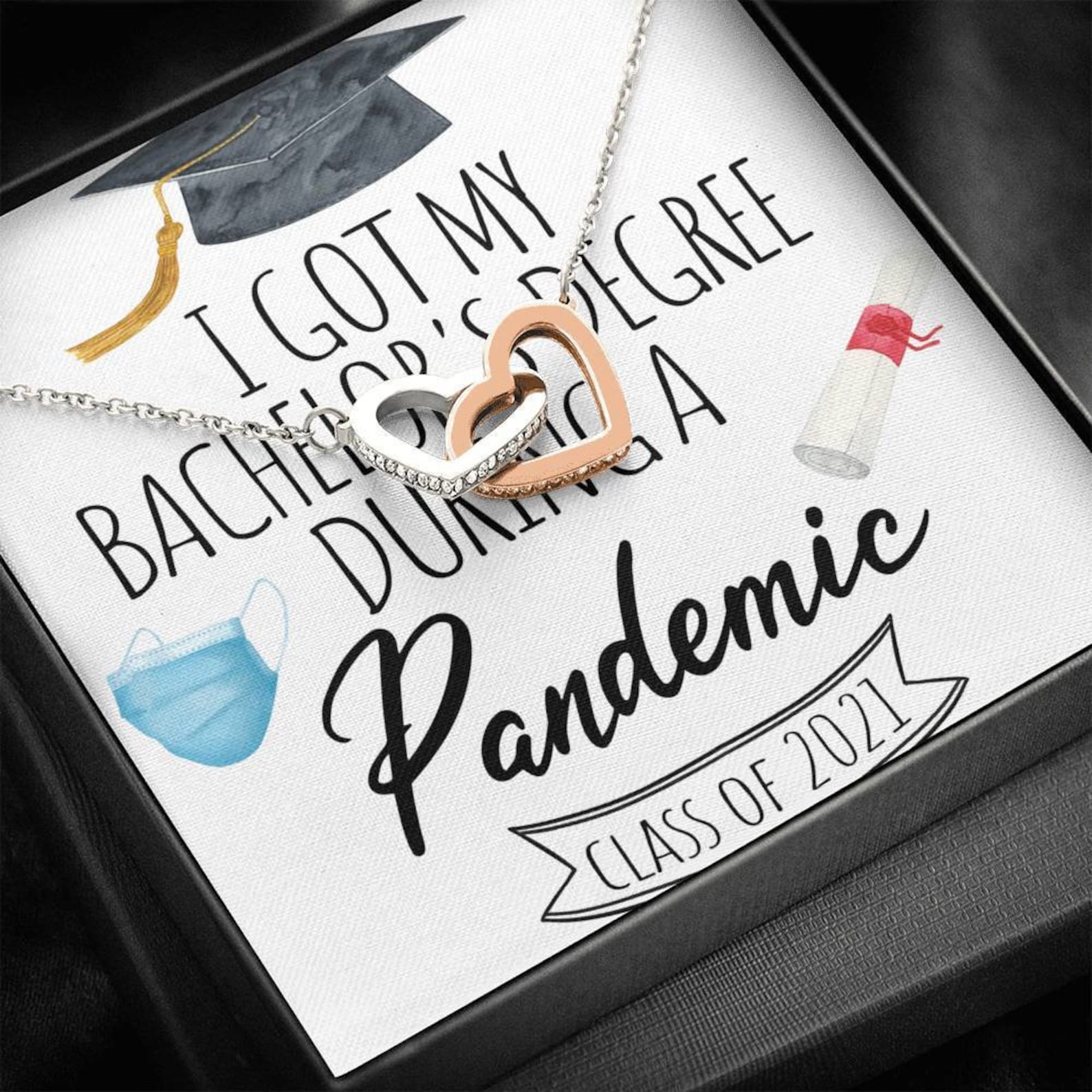 Bachelors Degree Graduation Gift Personalized College Etsy