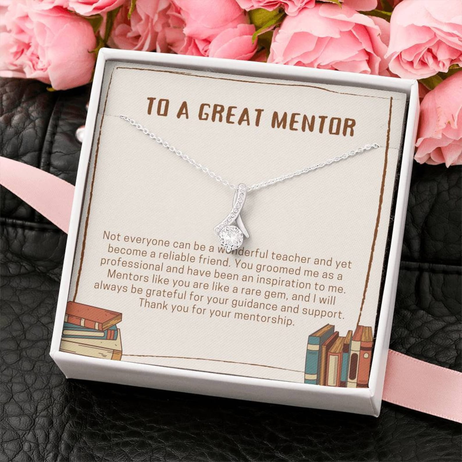 Mentor Gift Necklace Mentor Gift for Women Gift for Boss Etsy