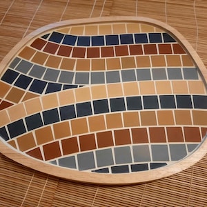 Handmade mosaic trays