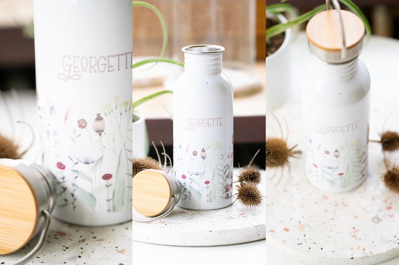 Personalisierte Trinkflasche für Schulkinder