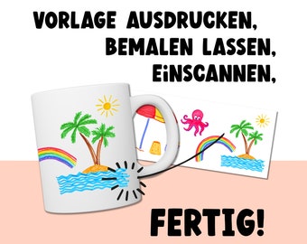 Personalisierte Keramiktasse mit DEINEM MOTIV - perfekt zum Muttertag/Vatertag/Geburtstag und jeden Anlass - hochwertiger Sublimationsdruck