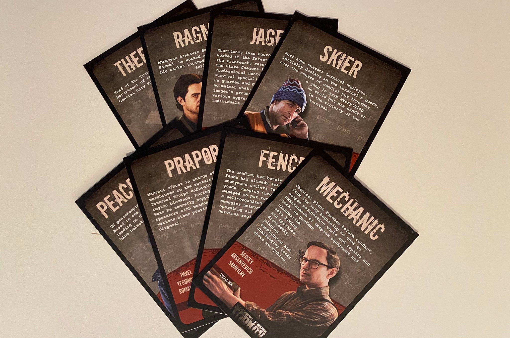 Escape From Tarkov Trading Cards Etsy