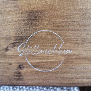 Holzschild, Unplugged Wedding, Handyfreie Trauung, keine Handys, no Social Media, Hochzeitsdeko, Vintage, Rustikal Bild 8