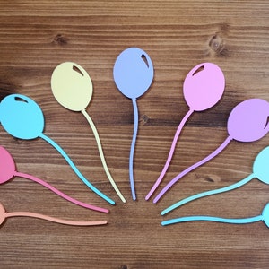 Cake Topper - Balloon (set of 3) available in 9 different colors