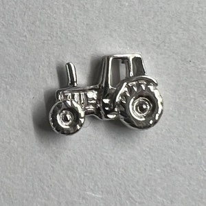 Traktor Ohrstecker 925 Silber EINZEL SOLO Ohrringe Bild 2