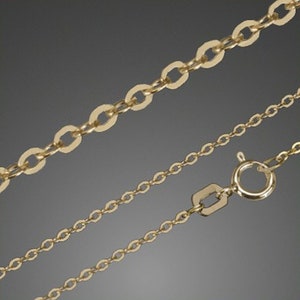 Anchor chain 333 gold 8-carat, 42-45 cm adjustable, NEW
