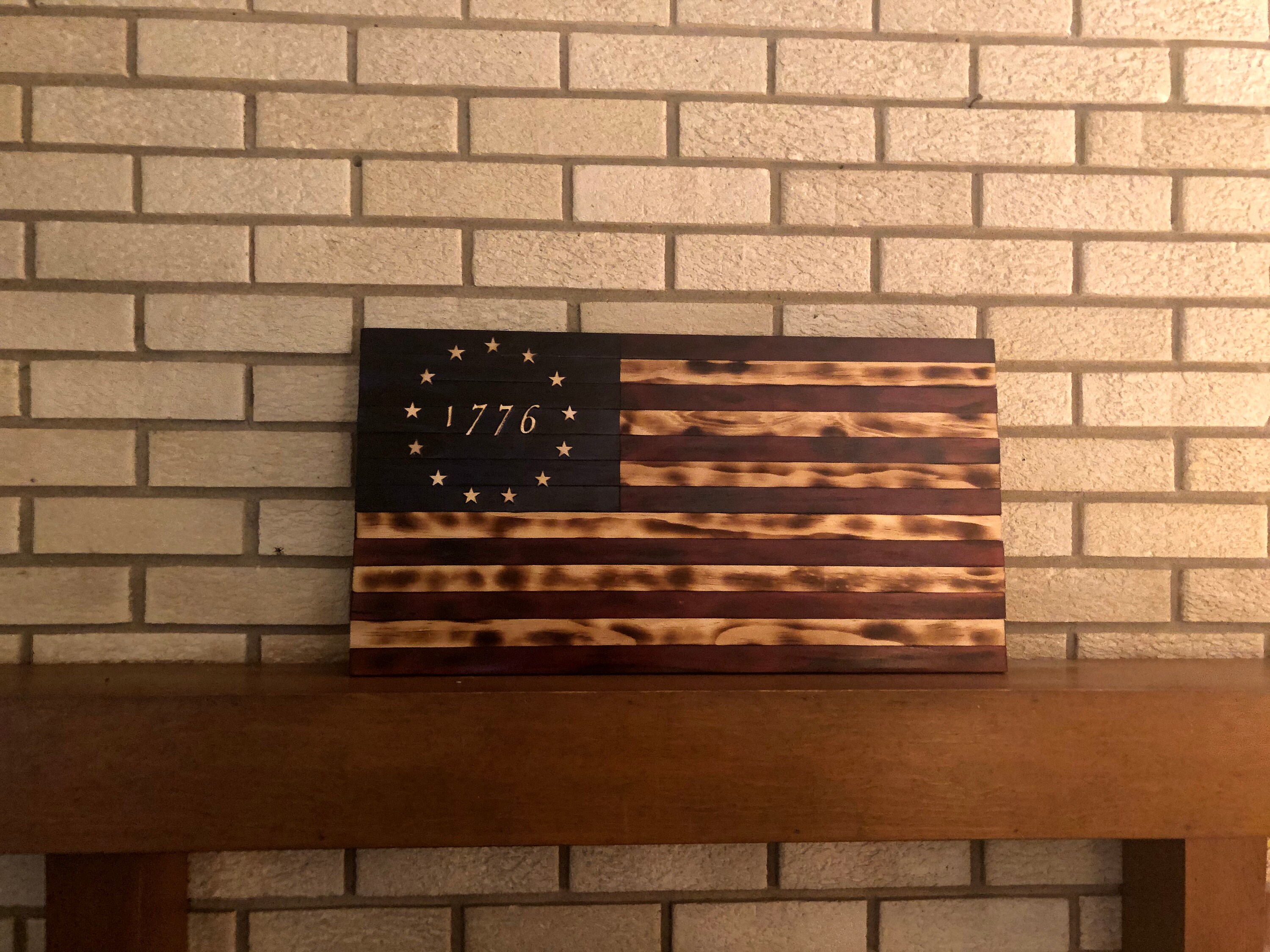 Rustic 1776 American Flag - Etsy