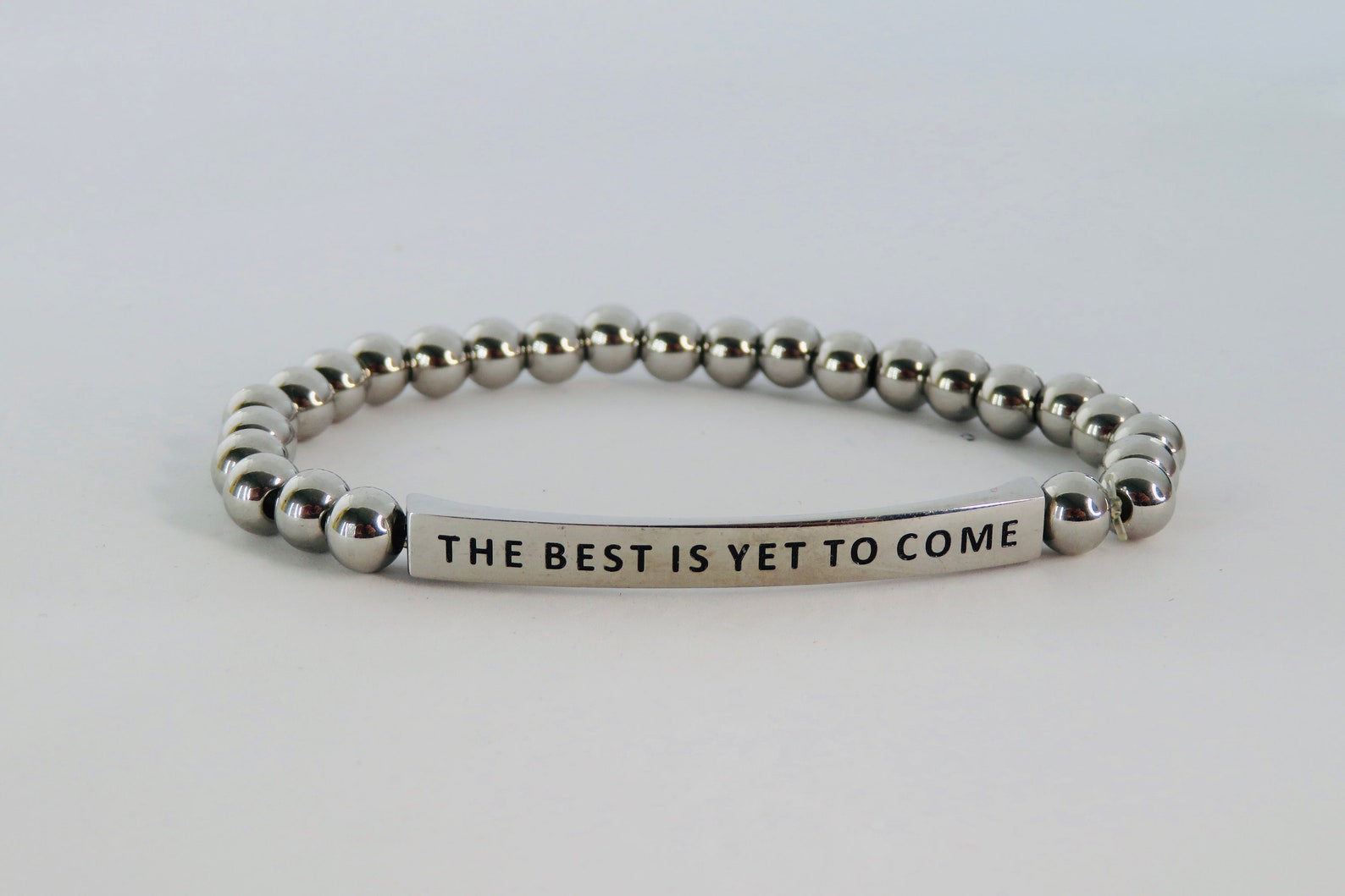 The Best is yet to Come, Inspirational Bracelet, Bible Verse Bracelet