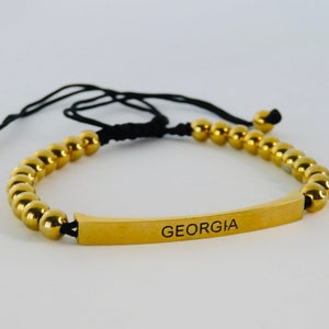 Georgia Bulldogs, Team Bracelet,Inspirational Bracelet, Bible Verse Bracelet, Inspirational Jewelry, Motivational Gift, Best Friend