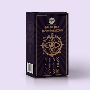Into the Dark, Demon Oracle Deck, Occulte Tarotkaarten, Goetia-kaarten, Archetype-kaarten