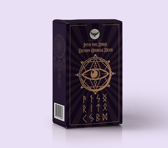 Into the Dark, Demon Oracle Deck, Occult Tarot Cards, Goetia Cards, Archetype Cards