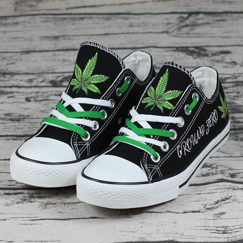 custom weed shoes