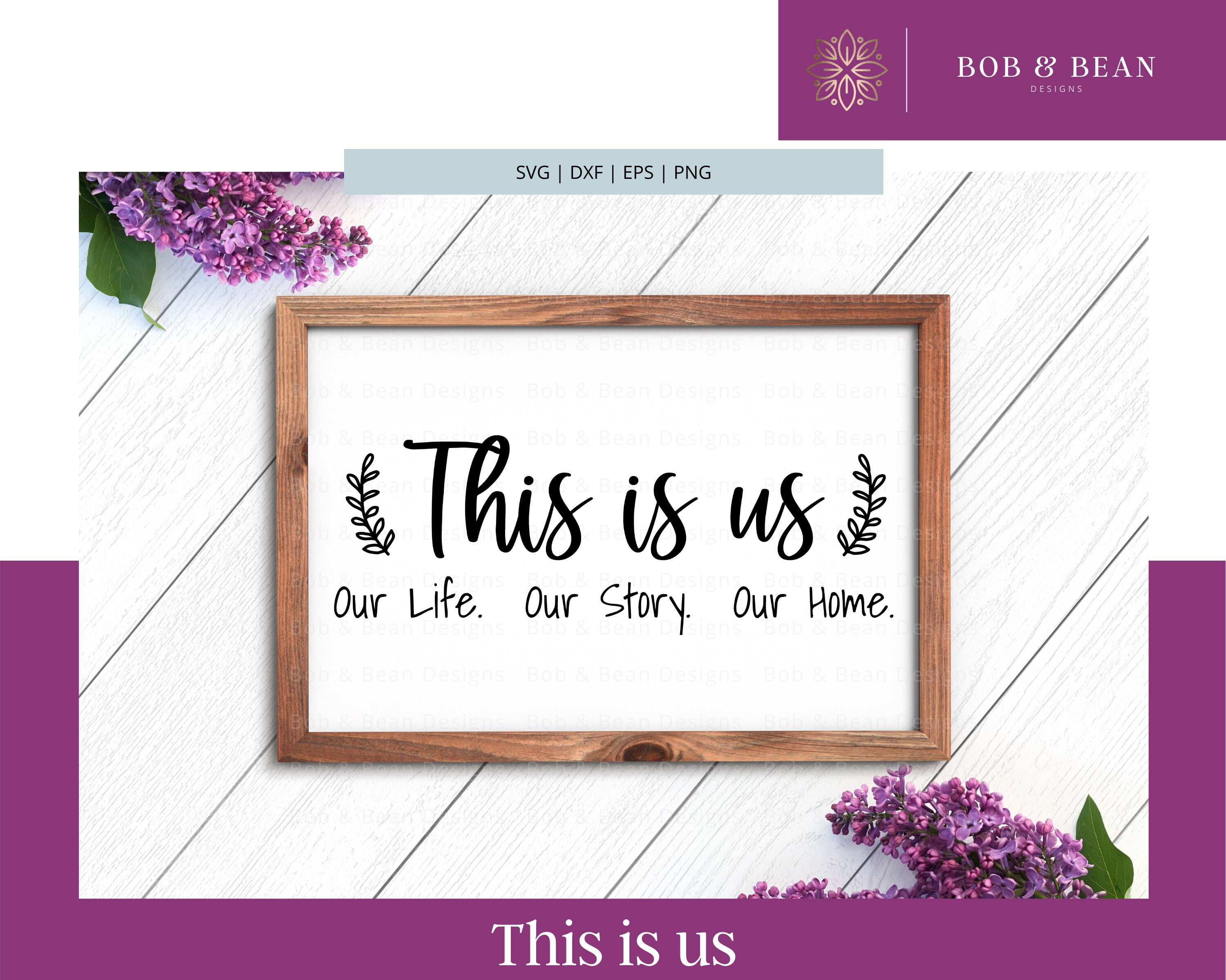 This is us SVG This is is wall decal This is us Sign SVG Etsy