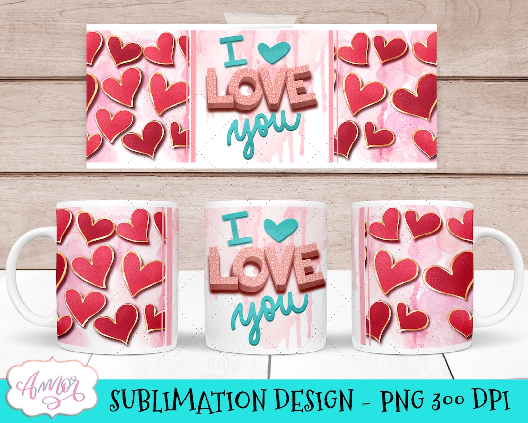 Sweet Water Decor Love You Coffee Mug - 11oz Ceramic Campfire Style Valentine's Gift