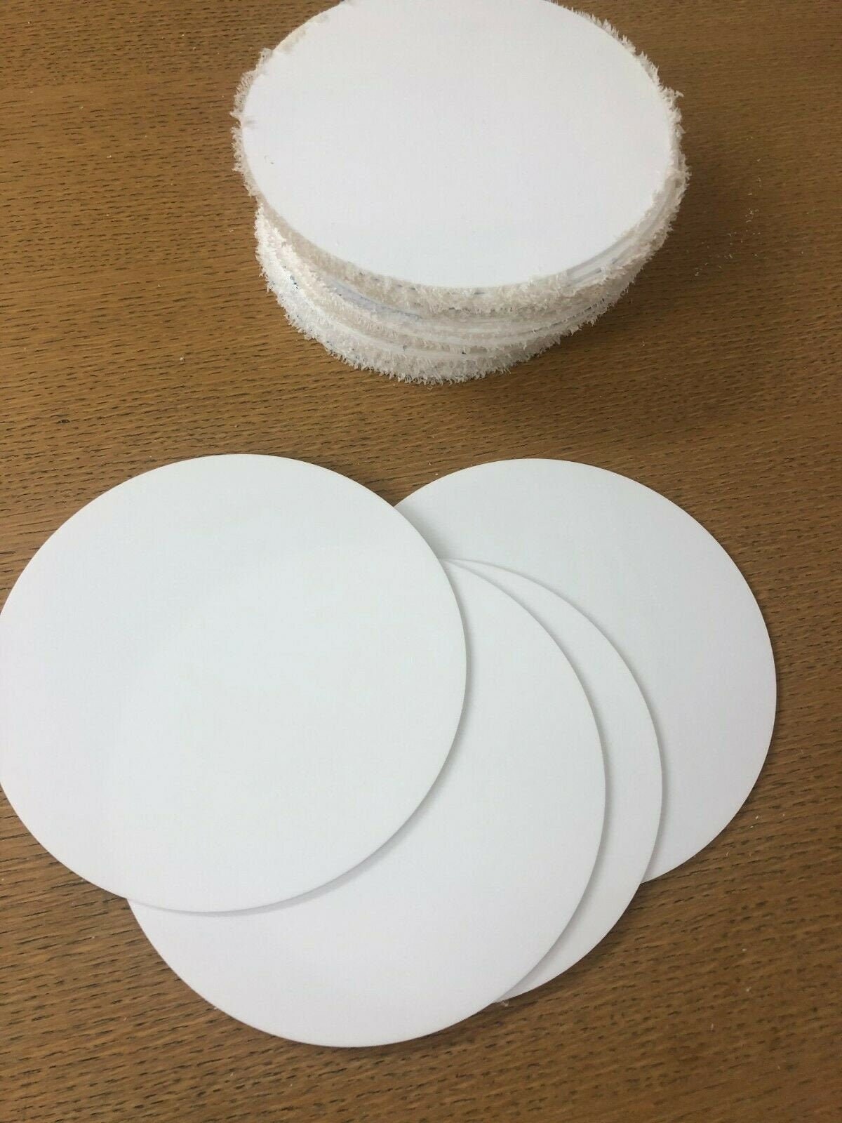 20 x 3mm White Acrylic Discs 185mm diameter Etsy