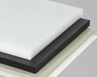 BLACK Polypropylene Sheet Smooth Cut To Size Panels