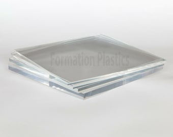 4mm Clear Acrylic Plastic Perspex Sheet Cut To Size Custom Panels Free Polished Edge