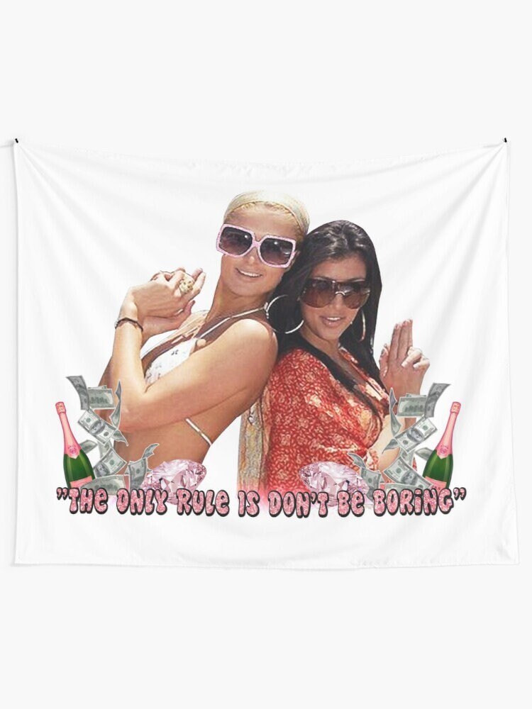 Kardashians flipping off tapestry hot sale