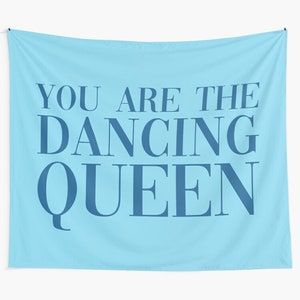 Mamma Mia - You Are the Dancing Queen Wall Tapestry,  Broadway Tapestries, Musical Backdrop, Mamma Mia Flag, Dancing Wall Hanging