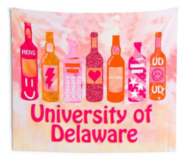 Custom All University Wall Tapestry Drink Tapestries Party Etsy
