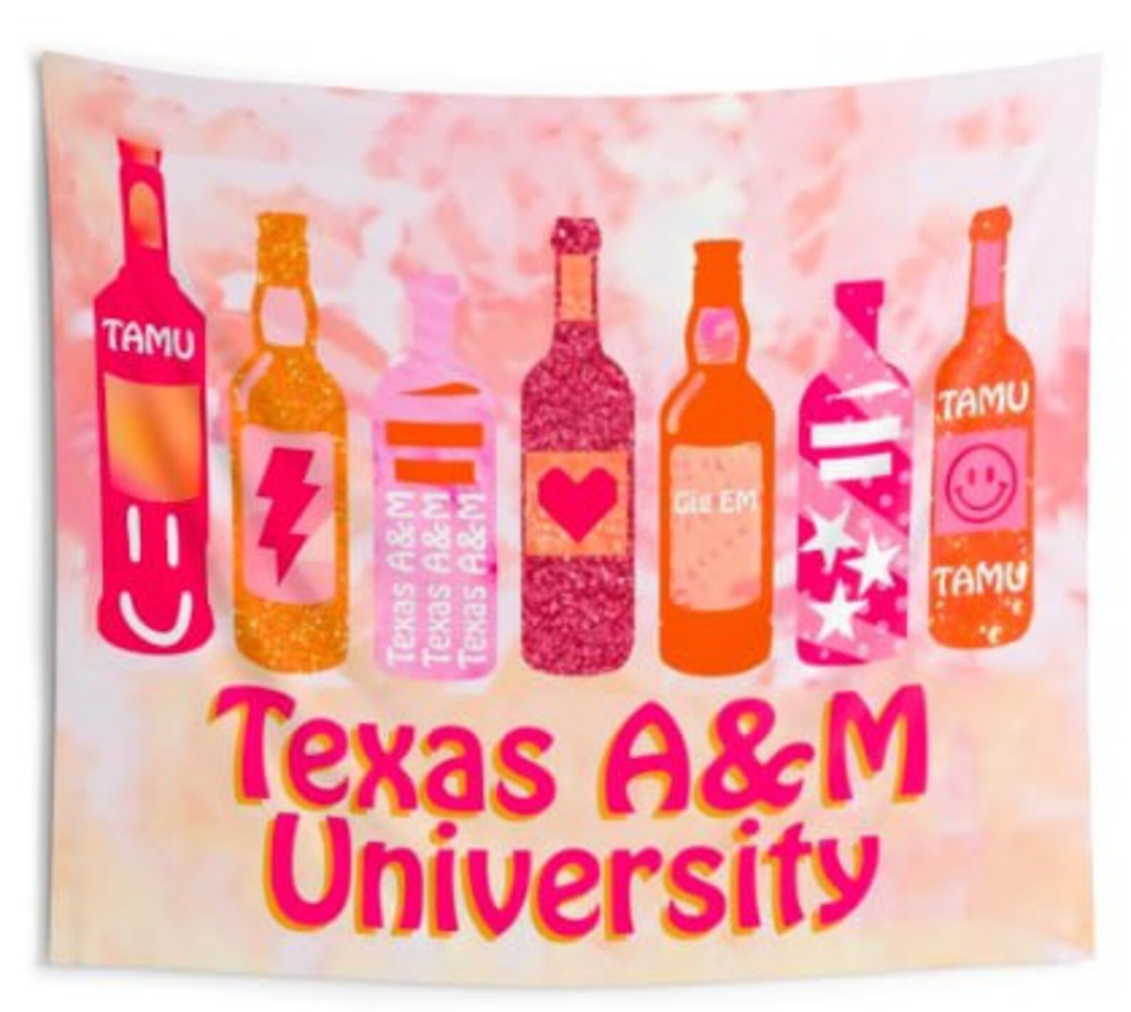 Custom All University Wall Tapestry Drink Tapestries Party Etsy