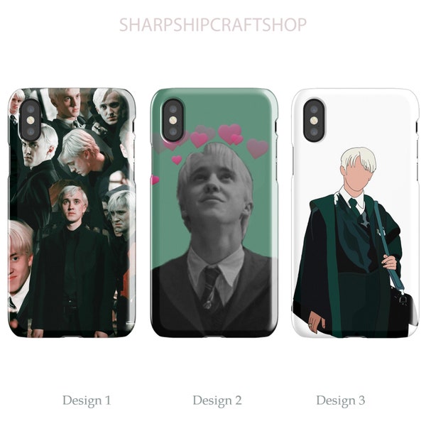 Draco Malfoi Poster iPhone Case 8 Plus X Xr XsMax 11 Max Pro Max, Tom Feltonn Samsung Galaxy Case