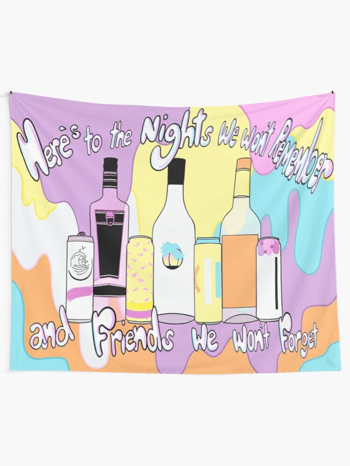 Nights We Wont Remember and Friends We Wont Wall Etsy