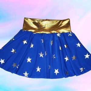 Blue skirt with stars hot sale