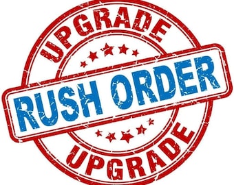 Rush Order Processing & Upgraded Shipping- Add-on