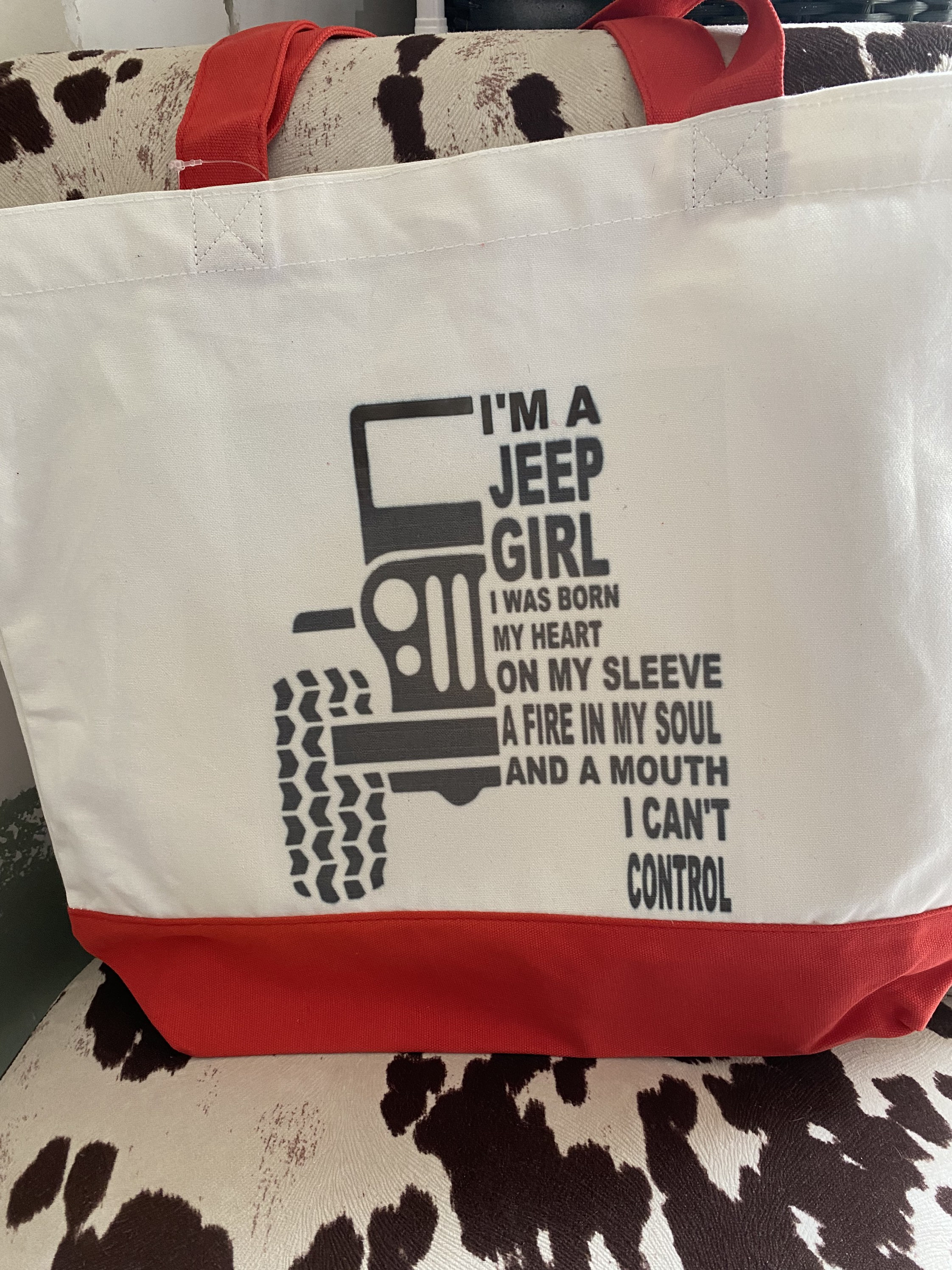 Jeep tote bag made to order Etsy