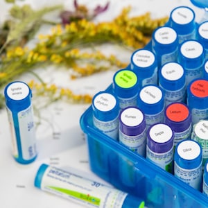 Remedy Storage Box - Small Square (Holds 25)| Homeopathy Remedy Container | FREE Shipping