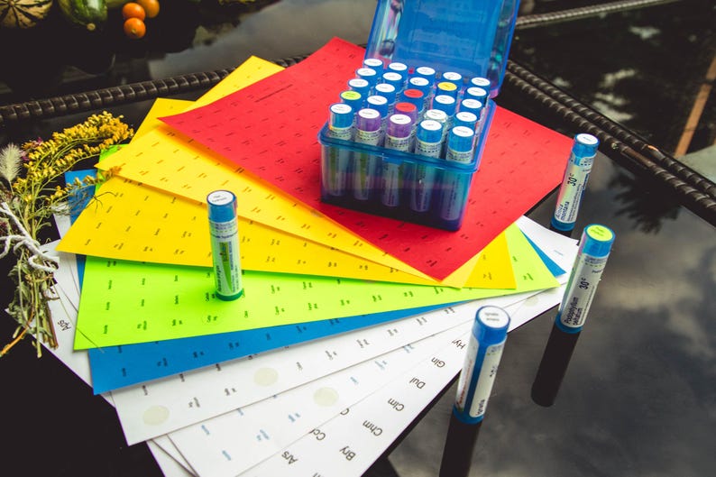 Homoeopathic Sticker Making Remedy Dram Labels for Vertical Storage | Boiron Tube Labels ...