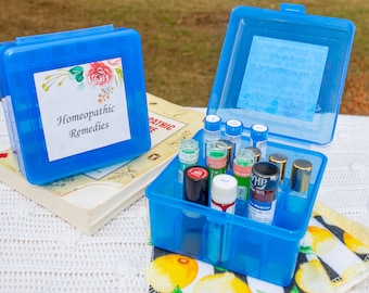 Homeopathic Remedy Storage Box: Holds 25 Vials, LG Square
