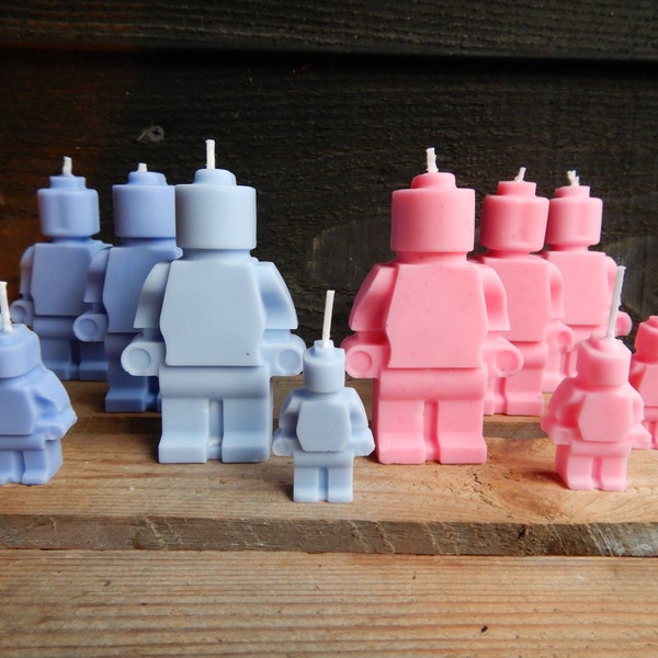 Robot Candle size L / robot Candle/ Rapeseed Wax Candle